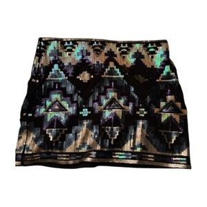 NWT Women’s Express Aztec Print Mini Skirt